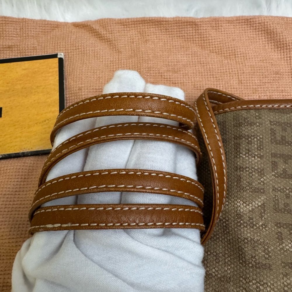 Fendi Zucchino Canvas Mini Crossbody (Vintage) - Picture 9 of 16